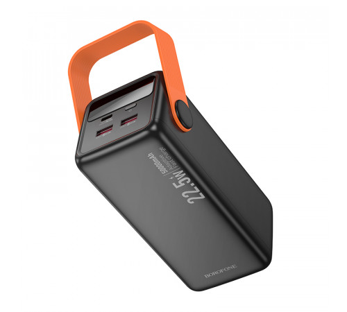 Зовнішній акумулятор BOROFONE BJ66A Magnifico 22.5W+PD20W fully compatible power bank (50000mAh) Black (6941991115158)