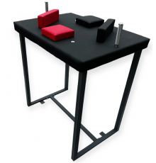 Cтол для армреслинга (черный+красные подушки)