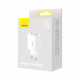 Мережевий зарядний пристрій Baseus Compact  Charger 3U 17W EU White (CCXJ020102)