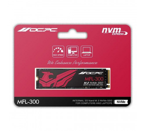 Накопичувач SSD OCPC MFL-300 SSD M.2 NVME PCIE 3.0 1TB (SSDM2PCIEF1TB)