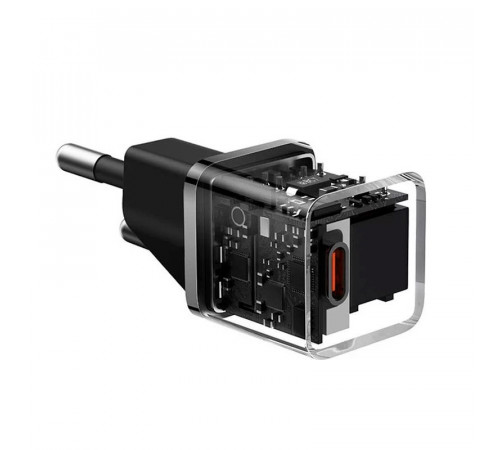 Мережевий зарядний пристрій Baseus GaN5 Fast Charger(mini) 1C 20W EU Black (CCGN050101)