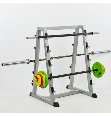 БУ. Подставка (стойка) для штанг Zelart TA-8216 (металл, р-р 90х85х127см)