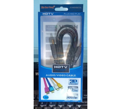 НЕТУ Кабель HDMI 1.5м плоский //