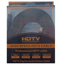 РАСПРОДАЖА Кабель HDMI 5м плоский чёрный Maxkey //