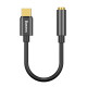 Кабель-перехiдник Baseus Type-C Male to 3.5mm Female Adapter L54 Black (CATL54-01)