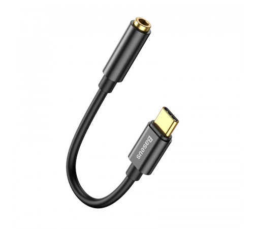 Кабель-перехiдник Baseus Type-C Male to 3.5mm Female Adapter L54 Black (CATL54-01)