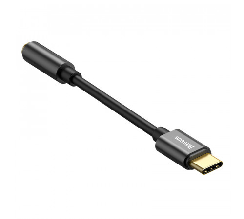 Кабель-перехiдник Baseus Type-C Male to 3.5mm Female Adapter L54 Black (CATL54-01)