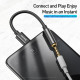 Кабель-перехiдник Baseus Type-C Male to 3.5mm Female Adapter L54 Black (CATL54-01)
