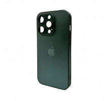 Чохол для смартфона AG Glass Matt Frame Color Logo for Apple iPhone 15 Pro Cangling Green (AGMattFrameiP15PGreen)