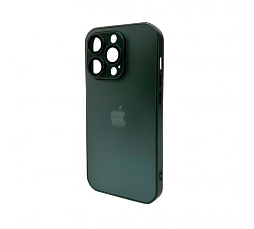 Чохол для смартфона AG Glass Matt Frame Color Logo for Apple iPhone 15 Pro Cangling Green (AGMattFrameiP15PGreen)