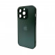 Чохол для смартфона AG Glass Matt Frame Color Logo for Apple iPhone 15 Pro Cangling Green (AGMattFrameiP15PGreen)