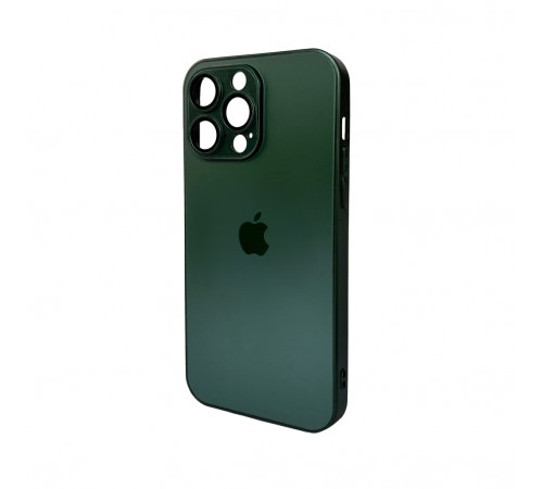 Чохол для смартфона AG Glass Matt Frame Color Logo for Apple iPhone 15 Pro Max Cangling Green (AGMattFrameiP15PMGreen)