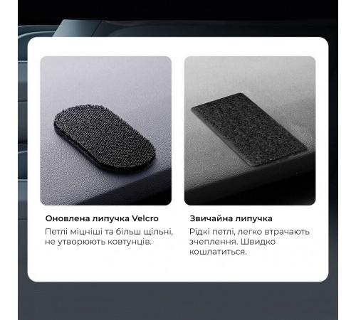 Автотримач для телефона Baseus C02 Magnetic Phone Holder Cluster Black (SUCC000201)