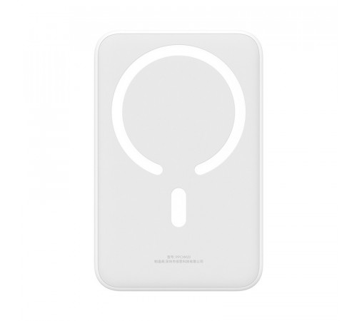 Зовнішній акумулятор Baseus Magnetic Mini Wireless Fast Charge Power Bank 20000mAh 20W White (PPCX150002)