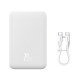 Зовнішній акумулятор Baseus Magnetic Mini Wireless Fast Charge Power Bank 20000mAh 20W White (PPCX150002)