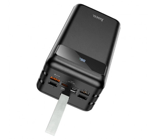 Зовнішній акумулятор HOCO J86B Electric 22.5W fully compatible power bank(60000mAh) Black (6931474771742)