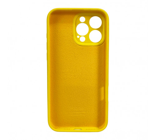 Чохол для смартфона Silicone Full Case AA Camera Protect for Apple iPhone 16 Pro 56,Sunny Yellow (FullAAi16P-56)