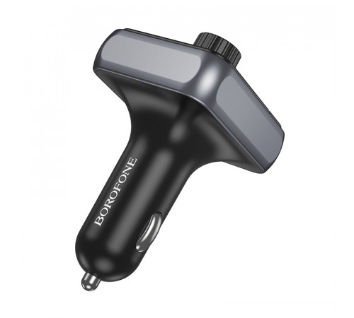 АЗП з FM-модулятором BOROFONE BC50  Ascenso PD20W+QC3.0 car BT FM transmitter Black (6941991115257)