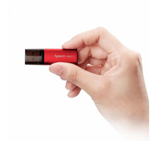 Флеш-накопичувач Apacer USB 3.2 Gen 1 AH25B 128Gb Red (AP128GAH25BR-1)