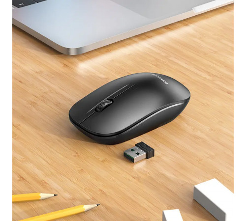 Маніпулятор миша BOROFONE BG14 Planet 2.4G business wireless mouse Black (6941991113376)