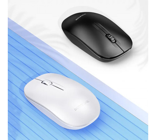 Маніпулятор миша BOROFONE BG14 Planet 2.4G business wireless mouse Black (6941991113376)