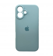 Чохол для смартфона Silicone Full Case AA Camera Protect for Apple iPhone 16 27,Mist Blue (FullAAi16-27)