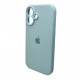 Чохол для смартфона Silicone Full Case AA Camera Protect for Apple iPhone 16 27,Mist Blue (FullAAi16-27)