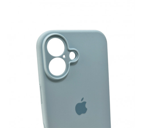 Чохол для смартфона Silicone Full Case AA Camera Protect for Apple iPhone 16 27,Mist Blue (FullAAi16-27)