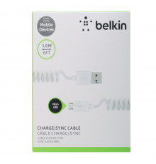 Кабель Belkin USB-Lighting/microUSB 1.8 м Спираль //