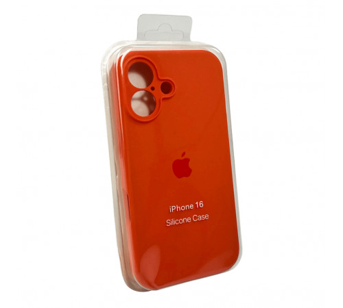 Чохол для смартфона Silicone Full Case AA Camera Protect for Apple iPhone 16 52,Orange (FullAAi16-52)