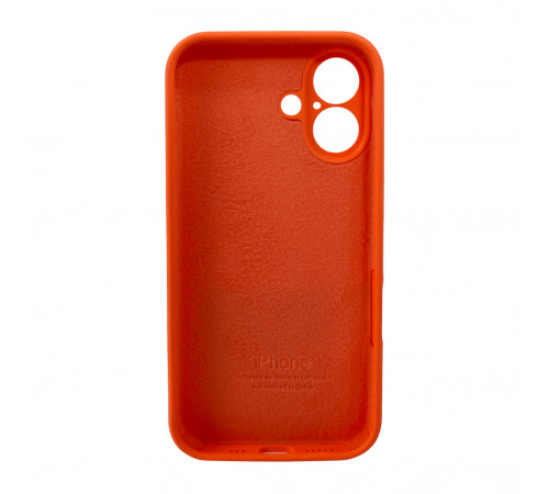 Чохол для смартфона Silicone Full Case AA Camera Protect for Apple iPhone 16 52,Orange (FullAAi16-52)