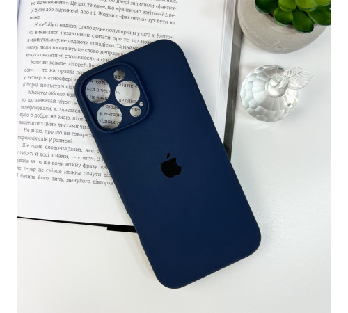 Чохол для смартфона Silicone Full Case AA Camera Protect for Apple iPhone 16 Pro Max 7,Dark Blue (FullAAi16PM-7)