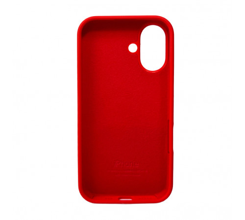 Чохол для смартфона Silicone Full Case AA Open Cam for Apple iPhone 16 11,Red (FullOpeAAi16-11)