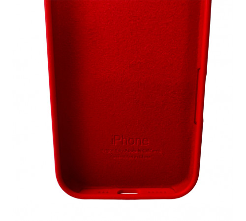 Чохол для смартфона Silicone Full Case AA Open Cam for Apple iPhone 16 11,Red (FullOpeAAi16-11)