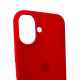 Чохол для смартфона Silicone Full Case AA Open Cam for Apple iPhone 16 11,Red (FullOpeAAi16-11)