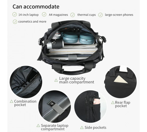 Рюкзак Tigernu T-S8651 14" Green (T-S8651Green)