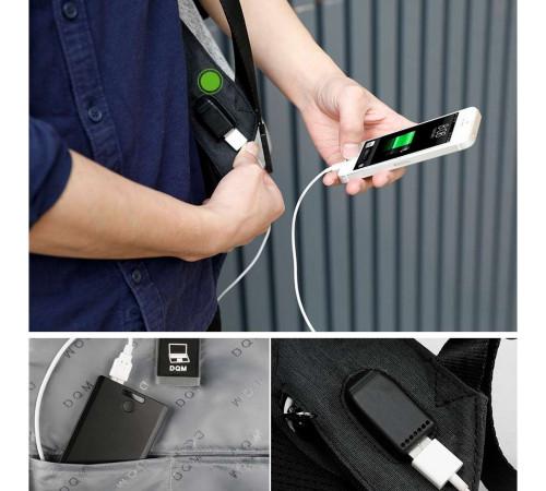 Рюкзак Tigernu D-83351 15.6" Black Grey (D-83351BlGr)