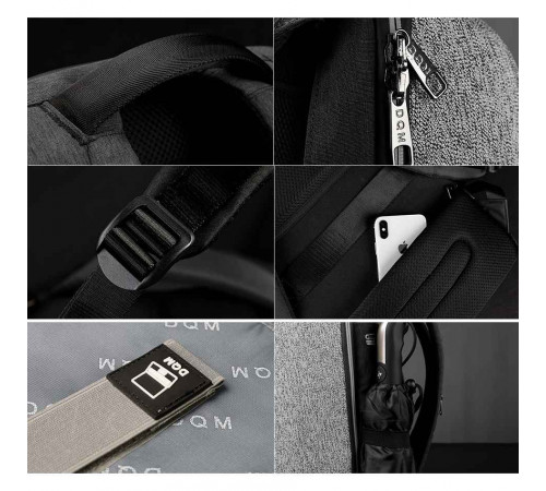 Рюкзак Tigernu D-83351 15.6" Black Grey (D-83351BlGr)