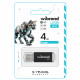 Флеш-накопичувач Wibrand USB 2.0 Cougar 4Gb Black (WI2.0/CU4P1B)