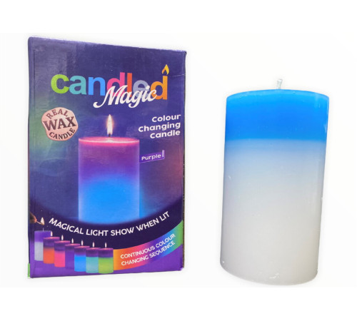 Свечка  С воска с подсветкой        Candled Madic    7 color  ( 80)