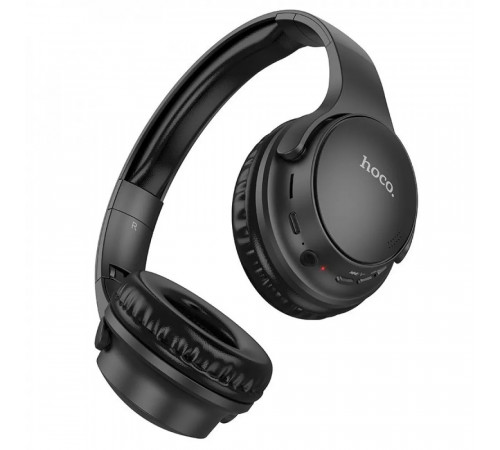 Бездротові накладні навушники HOCO W40 Mighty BT headphones Black (6931474784933)