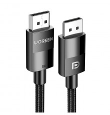 Кабель UGREEN DP114 DP 1.4 Male to Male Plastic Case Braided Cable 1m (UGR-80390) (UGR-80390)