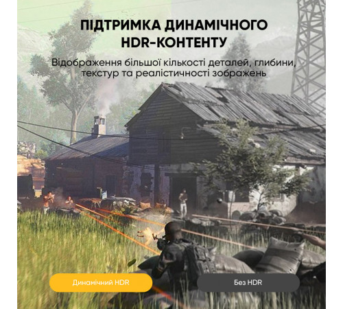 Кабель UGREEN DP114 DP 1.4 Male to Male Plastic Case Braided Cable 1m (UGR-80390) (UGR-80390)