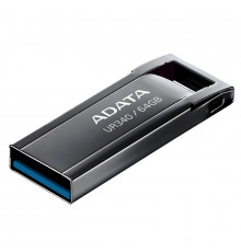 Флеш-накопичувач ADATA USB 3.2 UR340 64Gb Black (AROY-UR340-64GBK)