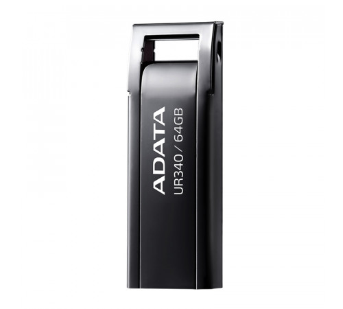 Флеш-накопичувач ADATA USB 3.2 UR340 64Gb Black (AROY-UR340-64GBK)
