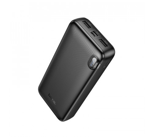 Зовнішній акумулятор HOCO J128A Powerful power bank(20000mAh) Black (6942007621175)