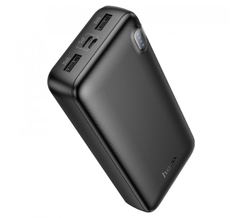 Зовнішній акумулятор HOCO J128A Powerful power bank(20000mAh) Black (6942007621175)