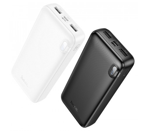 Зовнішній акумулятор HOCO J128A Powerful power bank(20000mAh) Black (6942007621175)