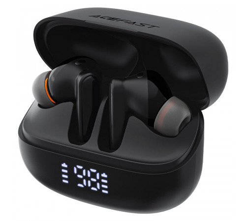 Бездротові навушники TWS ACEFAST W1 ANC+ENC, IPX4, Black (6974316283614)