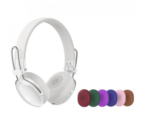 Бездротові накладні навушники ACEFAST H7 active noise reduction wireless headset Pearl white (6974316283560)